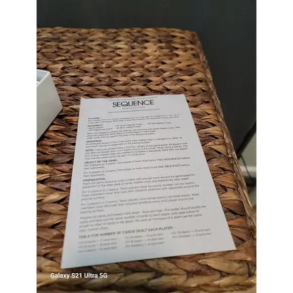 Sequence An Exciting Game of Strategy - Board Game - Picture 8 of 11